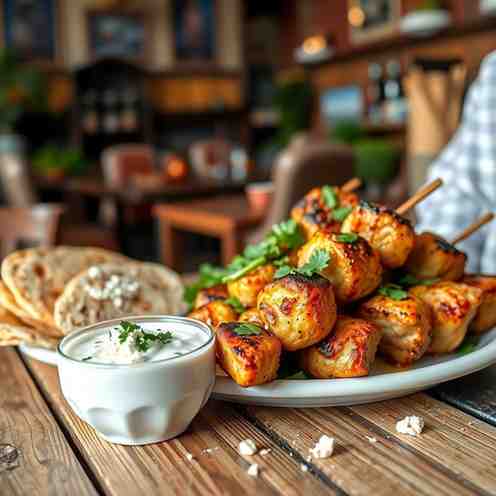 Greek Grilled Chicken Souvlaki